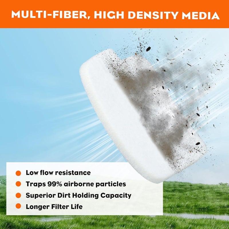 Hipa PR4218 530057869 Air Filter Kit for Poulan 42cc PP4218AVX PP3516AVX 4218A 4218AVX P3818AV P4018AV PP3816AV PP4218AV Poulan Pro 42cc Chainsaw with Fuel Line Fuel Filter Spark Plug Primer Bulb - Image 4